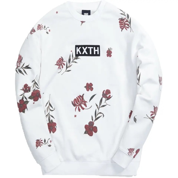 Kith | Shirts | Kith Mens Summer Floral Crewneck Sweatshirt L